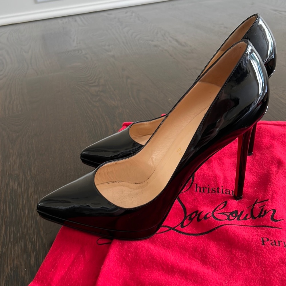 CHRISTIAN LOUBOUTIN
Patent Pigalle Plato 120 Pumps 41.5